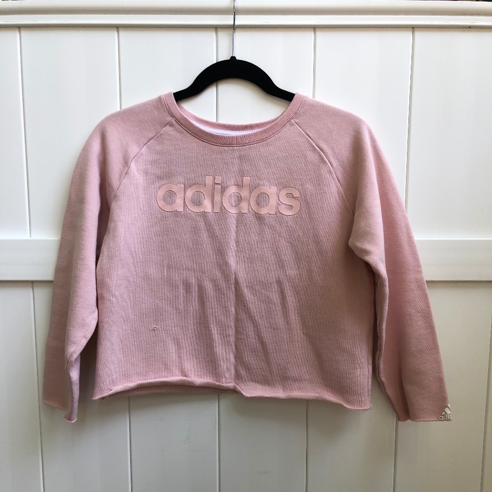 Adidas Pink Crew Neck Sweatshirt in Kids